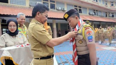 Sachrudin Lepas Kontingen Cabang Kota Tangerang Ikut Peransaka