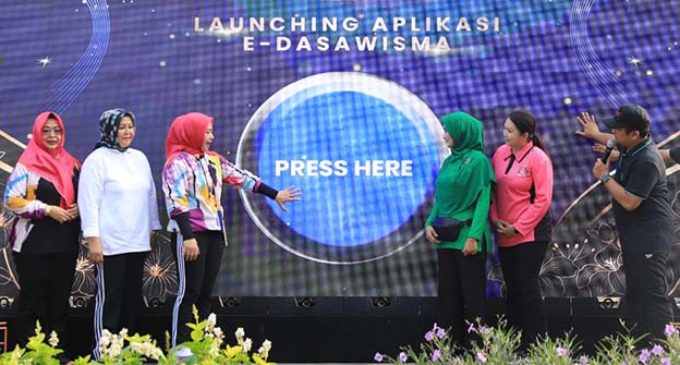 TP PKK Kota Tangerang Launching Aplikasi E-Dasawisma