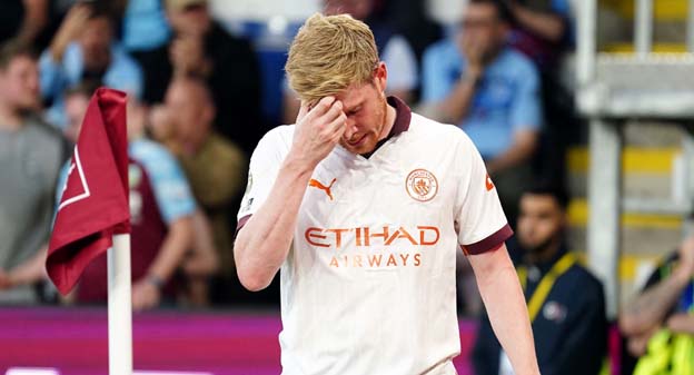 Gelandang Man City Kevin De Bruyne Absen Hingga Empat Bulan