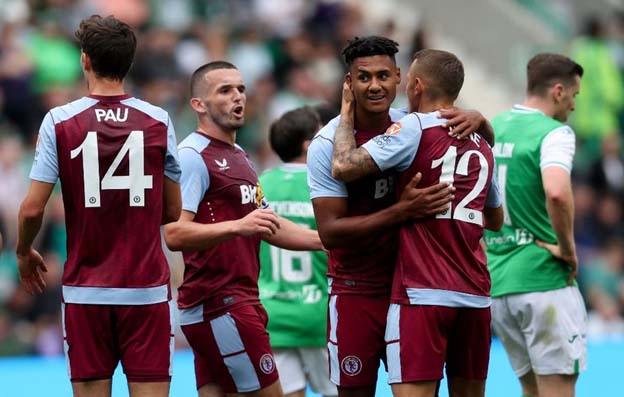 Watkins Mencetak Hat-Trick Saat Aston Villa Kalahkan Hibernian 5-0