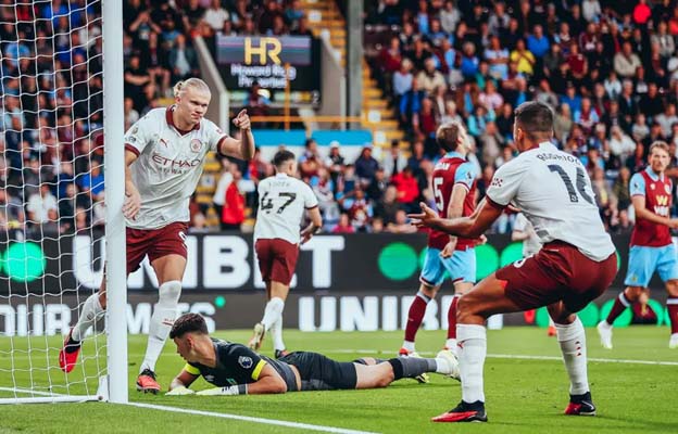 Burnley 0-3 Manchester City: Erling Haaland Mencetak Dua Gol