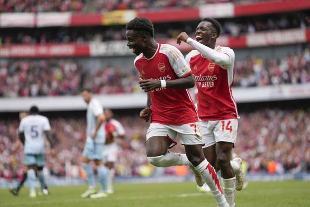 Arsenal 2-1 Forest Nottingham: Gunners Buka Kemenangan Liga Premier