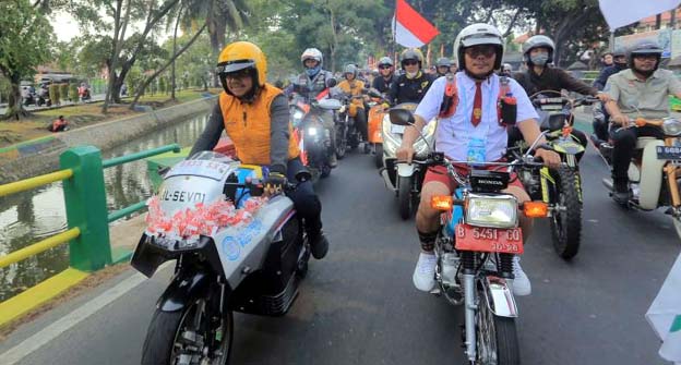 Digital Fest 2023, Sachrudin Konvoi Motor Keliling Kota Tangerang