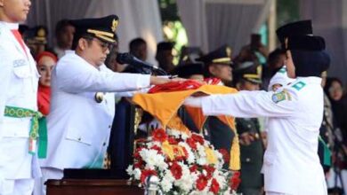 Walikota Arief Pimpin Upacara Peringatan HUT ke-78 RI Kota Tangerang