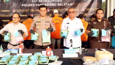 Benyamin Apresiasi Polres Tangsel Berhasil Sita 25 Kg Sabu