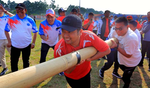 Arief Turut Meriahkan Lomba HUT ke-78 RI Antar OPD dan Forkopimda