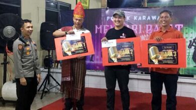 Meriahkan HUT ke-78 RI, Polsek Karawaci Gelar Lomba Karaoke