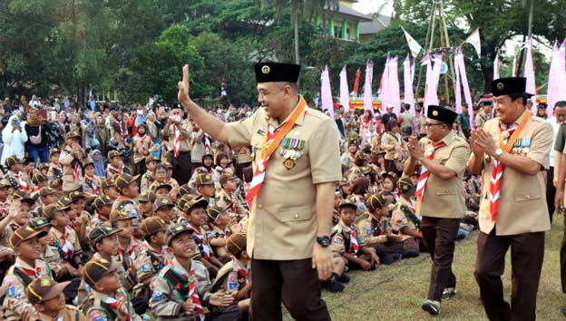 730 Anggota Pramuka Ikut Raimuna Cabang Kabupaten Tangerang