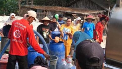 Perumda Tirta Al Bantani Kirim Bantuan 175 Tangki Air Bersih