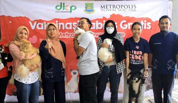 Bulan Kemerdekaan, DKP Kota Tangerang Layani Suntik Rabies Gratis