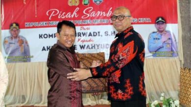 Pisah Sambut Kapolsek Neglasari Dihadiri Para Tokoh Masyarakat