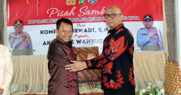 Pisah Sambut Kapolsek Neglasari Dihadiri Para Tokoh Masyarakat