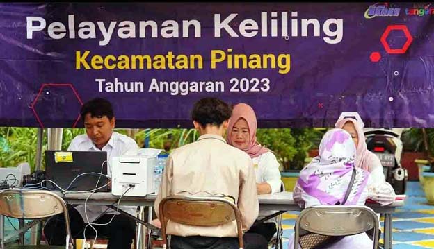 Jelang HUT ke-78 RI, Kecamatan Pinang Gelar Safari Pelayanan