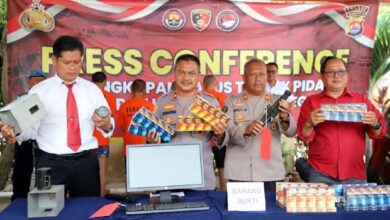 Polsek Cilegon Berhasil Menangkap 5 Pelaku Pembobol Gudang Rokok