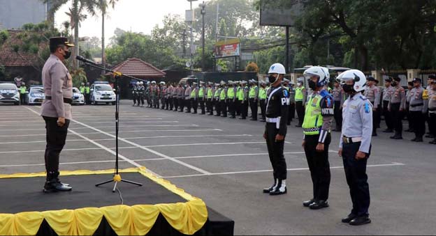 Polres Metro Tangerang Kota Gelar Apel Operasi Zebra Jaya 2023