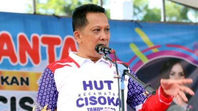 Pj Bupati Tangerang Hadiri Peringatan HUT ke-41 Kecamatan Cisoka