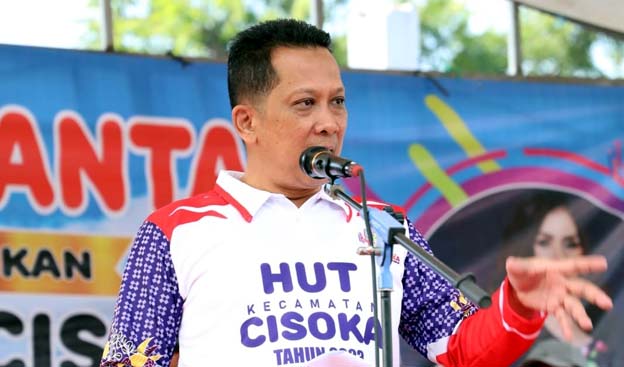 Pj Bupati Tangerang Hadiri Peringatan HUT ke-41 Kecamatan Cisoka