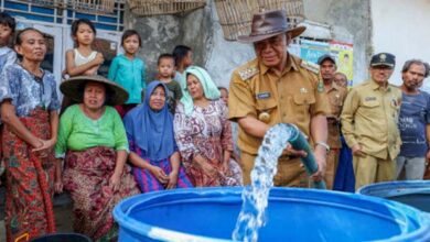 Al Muktabar Pantau Penyaluran Bantuan Air Bersih ke Masyarakat