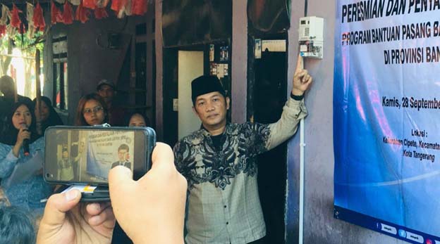 Zulfikar Hadiri Peresmian Meteran Listrik Program BPBL di Cipete