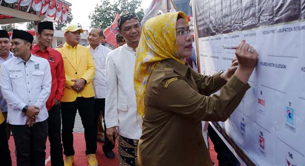 Kirab Pemilu, Bupati Serang Dorong Peningkatan Partisipasi Pemilih