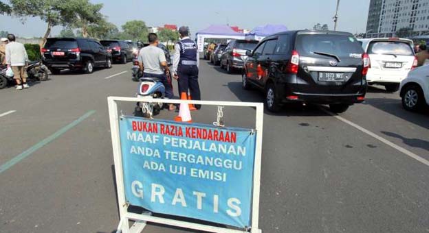 Pemkot Tangerang Layani 649 Kendaraan Uji Emisi Gratis