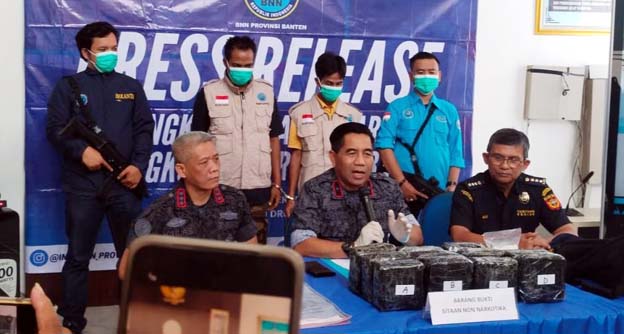 BNN Banten Gagalkan Peredaran 12 Kg Sabu di Kota Tangerang