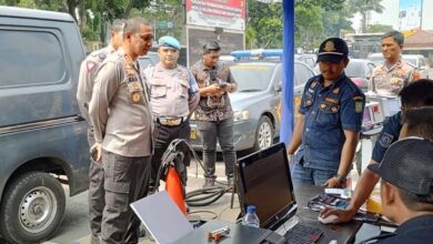 Polres Metro Tangerang Kota Lakukan Uji Emisi Kendaraan Dinas