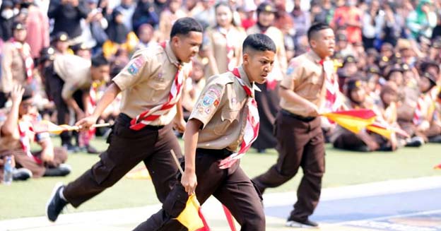 Ratusan Anggota Pramuka Ikuti Lomba Ramba Cisadane III 2023