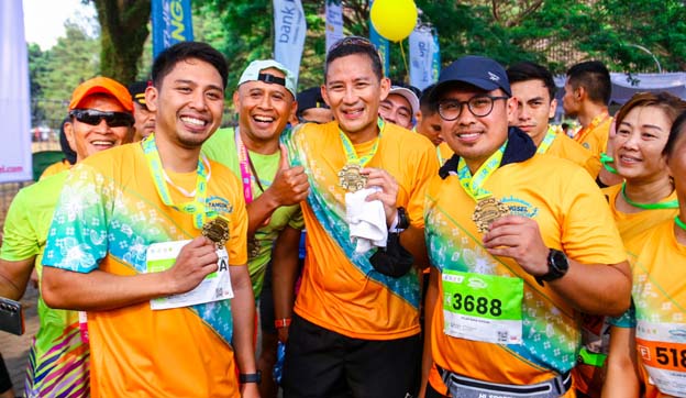 Menparekraf Sandiaga Uno Apresiasi Tangsel Marathon 2023