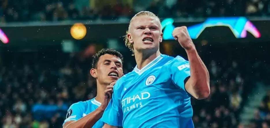 Erling Haaland Bawa Manchester City Kalahkan Young Boys 3-1