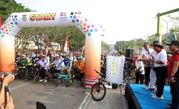 Pemkab Gelar Fun Bike HUT ke-391 Kabupaten Tangerang