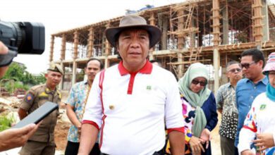 Al Muktabar Tinjau Pembangunan SMKN 14 Kabupaten Tangerang