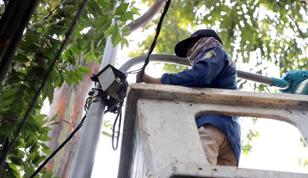 Dishub Kota Tangerang Pastikan PJU Berfungsi dengan Baik
