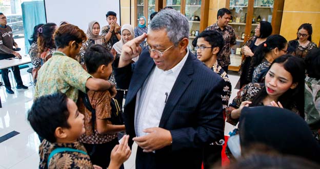 Benyamin Davnie Terima Kunjungan Siswa Homeschooling HOK