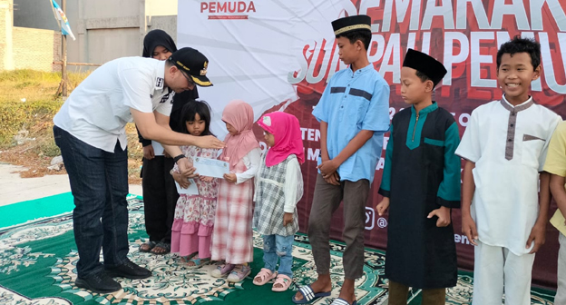 Kecamatan Benda Berikan Santunan Semarak Sumpah Pemuda