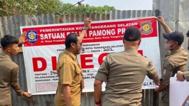 Pemkot Tangsel Segel TPA Liar di Pladen Pondok Ranji