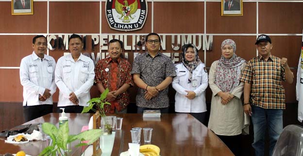 Jalin Sinergitas, JMSI Banten Audiensi ke Kantor KPU Provinsi