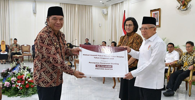 Berhasil Tekan Stunting, Pemprov Banten Raih Insentif Fiskal Rp5,7 Miliar