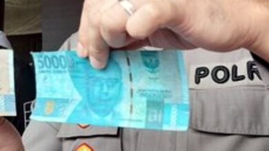 Polsek Ciledug Tangkap Seorang Pengedar Uang Palsu di Karang Tengah