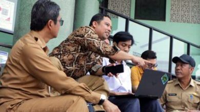 Arief Tinjau Proyek Pembangunan di Kawasan Masjid Raya Al-A'zhom