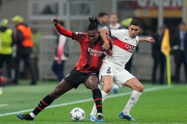 AC Milan Berikan Paris Saint-Germain Kekalahan 2-1 di San Siro