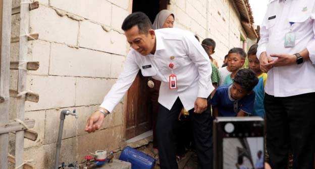 Pj Bupati Tangerang Apresiasi Layanan Air Bersih di Pantura