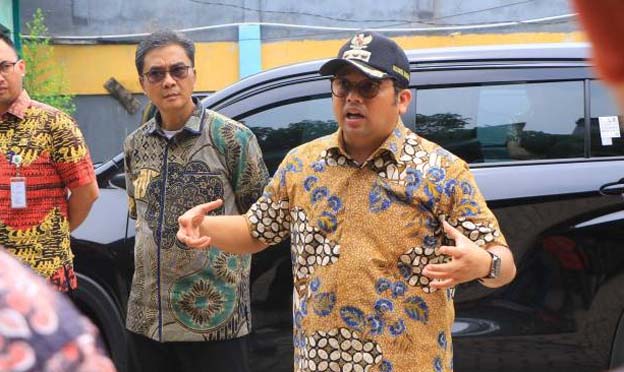 Arief Lakukan Peninjauan Pembangunan RSUD Jurumudi Baru