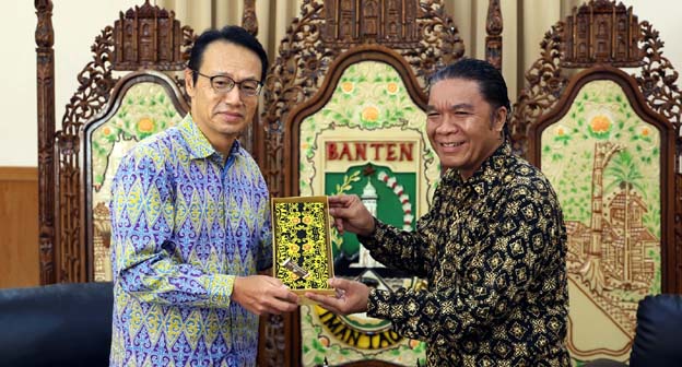 Pj Gubernur Banten Sambut Kunjungan Dubes Jepang Kanasugi Kenji