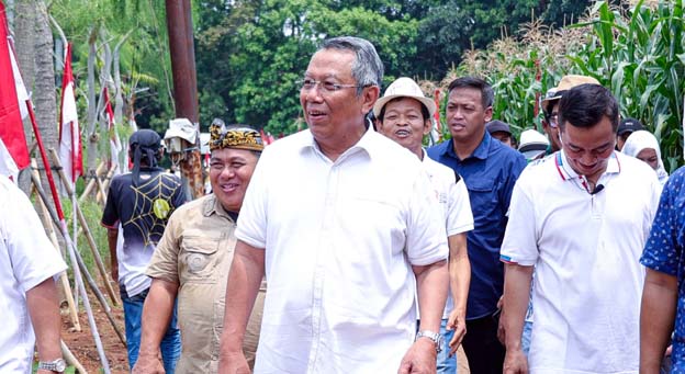 Benyamin Gelar Panen Raya Jagung Pulut hingga Bawang Merah