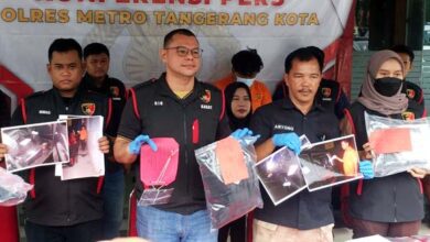 Polsek Karawaci Tangkap 2 Pelaku Pencurian Modus Pecah Kaca