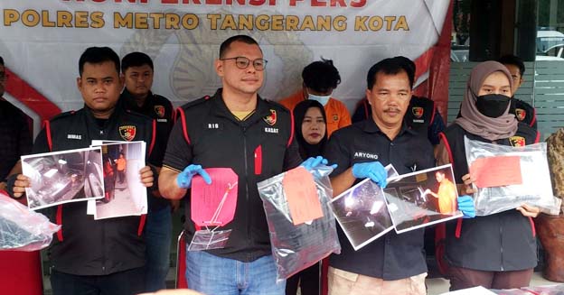 Polsek Karawaci Tangkap 2 Pelaku Pencurian Modus Pecah Kaca