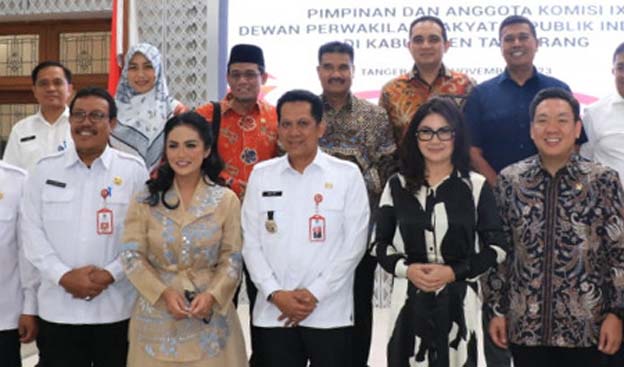 Pj Bupati Tangerang Andi Ony Terima Kunjungan Komisi IX DPR RI