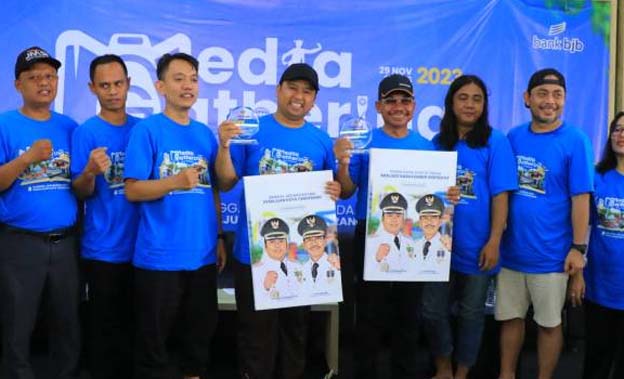 Arief-Sachrudin Apresiasi Peran Media Sosialisasikan Pembangunan