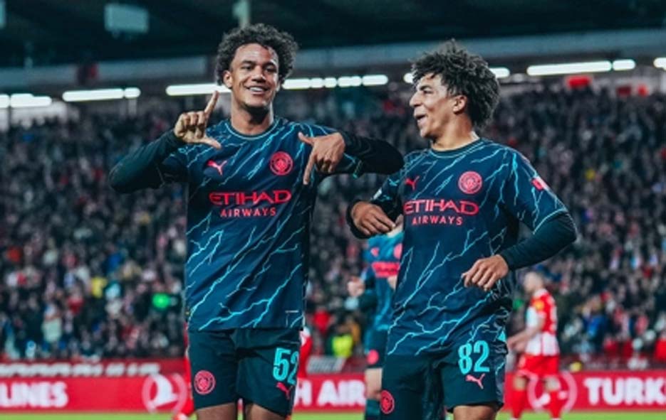 Pemain Akademi Man City Mencetak Gol Kemenangan 3-2 Atas Red Star